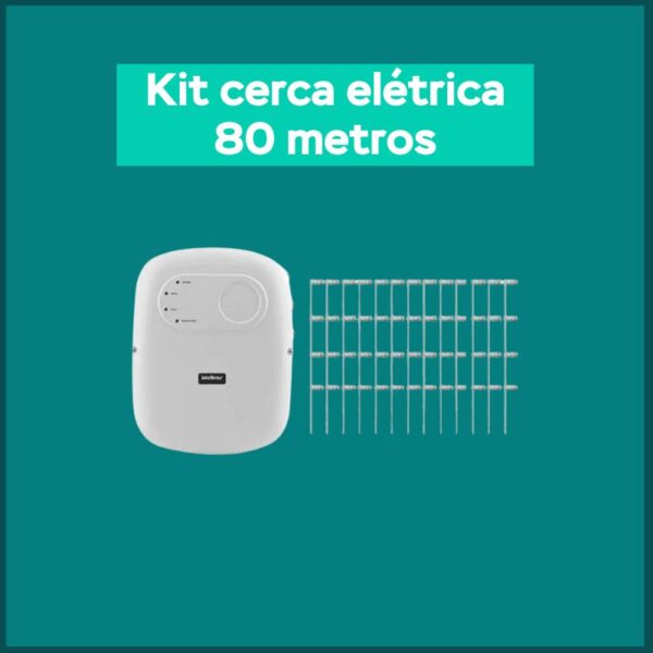 Kit Cerca Elétrica 80 Metros